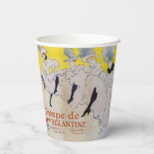 Toulouse-Lautrec - Troupe de Mlle Eglantine Papieren Bekers (Achterkant)