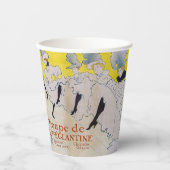 Toulouse-Lautrec - Troupe de Mlle Eglantine Papieren Bekers (Voorkant)