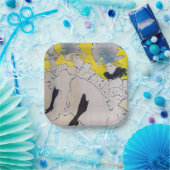 Toulouse-Lautrec - Troupe de Mlle Eglantine Papieren Bordje (Feest)