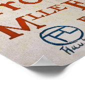 Toulouse-Lautrec - Troupe de Mlle Eglantine Poster (Hoek)