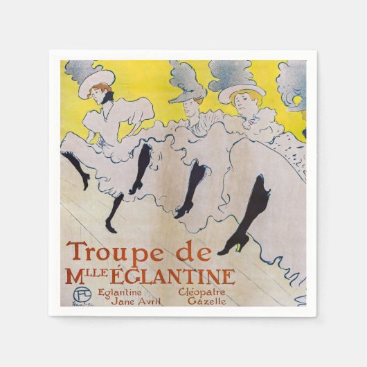 Toulouse-Lautrec - Troupe de Mlle Eglantine Servet (Voorkant)