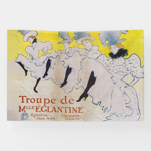 Toulouse-Lautrec - Troupe de Mlle Eglantine Spandoek (Horizontaal)