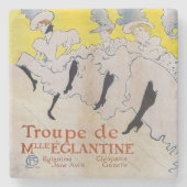 Toulouse-Lautrec - Troupe de Mlle Eglantine Stenen Onderzetter (Voorkant)