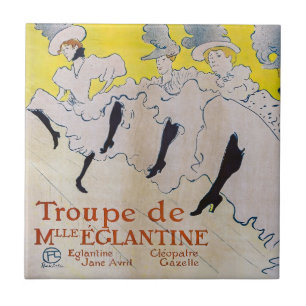 Toulouse-Lautrec - Troupe de Mlle Eglantine Tegeltje