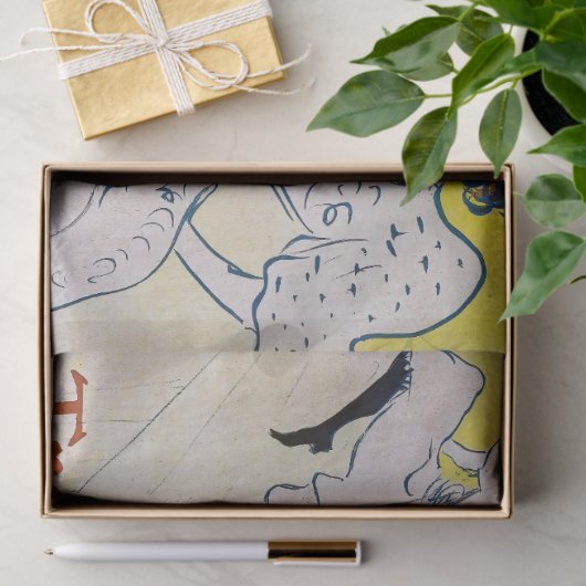 Toulouse-Lautrec - Troupe de Mlle Eglantine Tissuepapier (Geschenk)