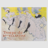 Toulouse-Lautrec - Troupe de Mlle Eglantine Tissuepapier (Voorkant)