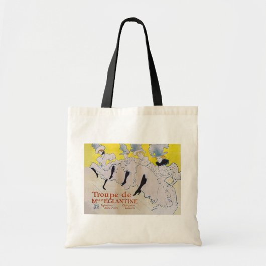 Toulouse-Lautrec - Troupe de Mlle Eglantine Tote Bag (Voorkant)