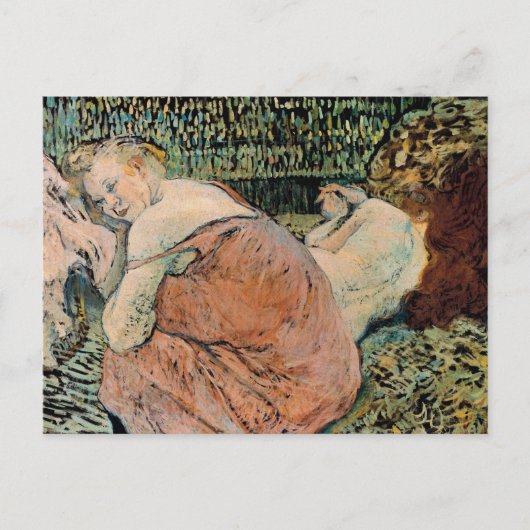 Toulouse-Lautrec: Twee vrienden Briefkaart (Voorkant)