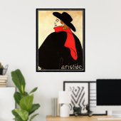 toulouse lautrec vintage poster (Thuiskantoor)