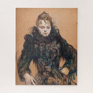 Toulouse-Lautrec - Vrouw met zwarte boa Legpuzzel