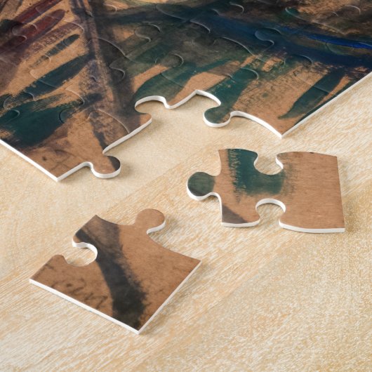 Toulouse-Lautrec - Vrouw met zwarte boa Legpuzzel (Zijkant)