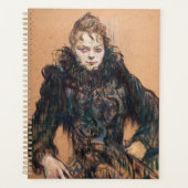 Toulouse-Lautrec - Vrouw met zwarte boa Planner (Voorkant)