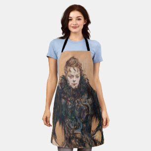 Toulouse-Lautrec - Vrouw met zwarte boa Schort