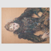 Toulouse-Lautrec - Vrouw met zwarte boa Tissuepapier (Voorkant)