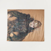Toulouse-Lautrec - Vrouw met zwarte boa Wandkleed (Voorkant (horizontaal))