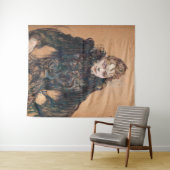 Toulouse-Lautrec - Vrouw met zwarte boa Wandkleed (In Situ (horizontaal))