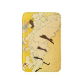 Toulouse Lautrec Yellow Dancing Girl Poster Badmat (Voorkant Verticaal)