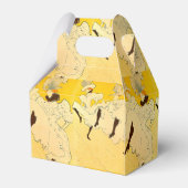 Toulouse Lautrec Yellow Dancing Girl Poster Bedankdoosjes (Achterkant)