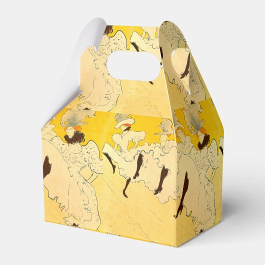 Toulouse Lautrec Yellow Dancing Girl Poster Bedankdoosjes (Achterkant)