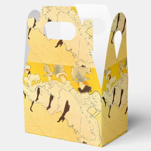 Toulouse Lautrec Yellow Dancing Girl Poster Bedankdoosjes (Geopend)