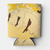 Toulouse Lautrec Yellow Dancing Girl Poster Blikjeskoeler (Voorkant)