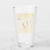 Toulouse Lautrec Yellow Dancing Girl Poster Glas (Achterkant)