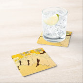 Toulouse Lautrec Yellow Dancing Girl Poster Kartonnen Onderzetters (Insitu)