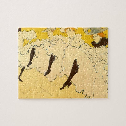 Toulouse Lautrec Yellow Dancing Girl Poster Legpuzzel (Horizontaal)
