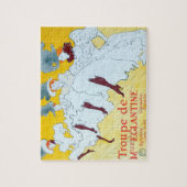 Toulouse Lautrec Yellow Dancing Girl Poster Legpuzzel (Verticaal)