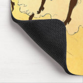 Toulouse Lautrec Yellow Dancing Girl Poster Muismat (Hoek)