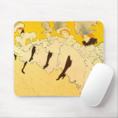 Toulouse Lautrec Yellow Dancing Girl Poster Muismat (Met muis)