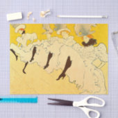 Toulouse Lautrec Yellow Dancing Girl Poster Tissuepapier (Craft)