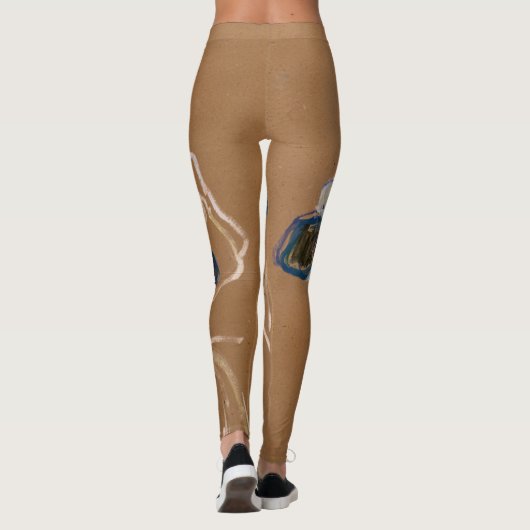 Toulouse-Lautrec - Yvette Guilbert Singing Leggings (Achterkant)