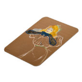 Toulouse-Lautrec - Yvette Guilbert Singing Magneet (Linkerzijde)