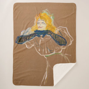 Toulouse-Lautrec - Yvette Guilbert Singing Sherpa Deken