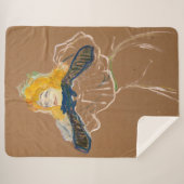 Toulouse-Lautrec - Yvette Guilbert Singing Sherpa Deken (Voorkant (horizontaal))