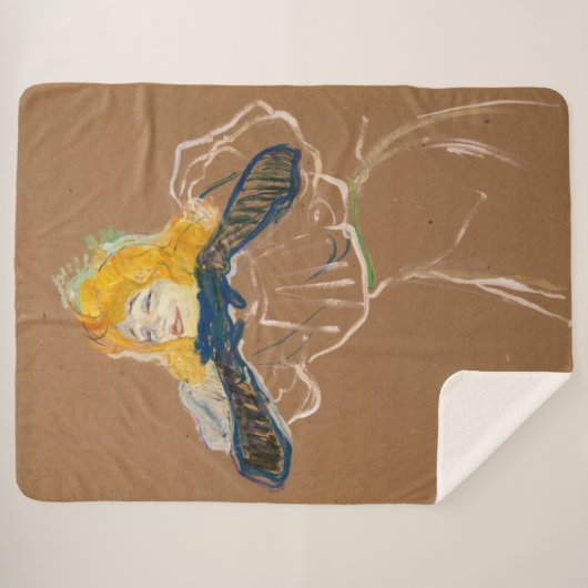 Toulouse-Lautrec - Yvette Guilbert Singing Sherpa Deken (Voorkant (horizontaal))