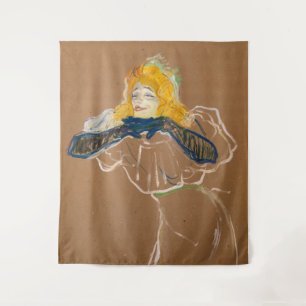 Toulouse-Lautrec - Yvette Guilbert Singing Wandkleed