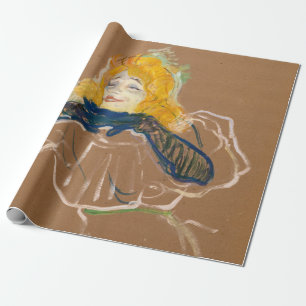 Toulouse-Lautrec - Yvette Guilbert zingend Cadeaupapier