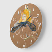 Toulouse-Lautrec - Yvette Guilbert zingend Grote Klok (Hoek)
