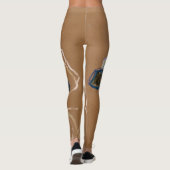 Toulouse-Lautrec - Yvette Guilbert zingend Leggings (Achterkant)