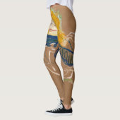 Toulouse-Lautrec - Yvette Guilbert zingend Leggings (Links)