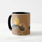 Toulouse-Lautrec - Yvette Guilbert zingend Mok (Voorkant links)