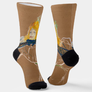 Toulouse-Lautrec - Yvette Guilbert zingend Sokken
