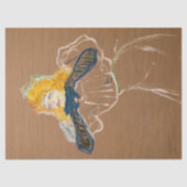 Toulouse-Lautrec - Yvette Guilbert zingend Tissuepapier (Voorkant)
