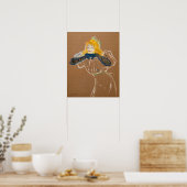 Toulouse-Lautrec - Yvette Guilbert Zingt Poster (Keuken)