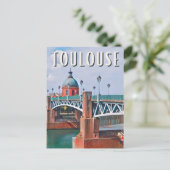 Toulouse Photo Vintage Briefkaart (Staand voorkant)