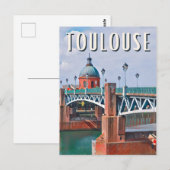 Toulouse Photo Vintage Briefkaart (Voorkant / Achterkant)