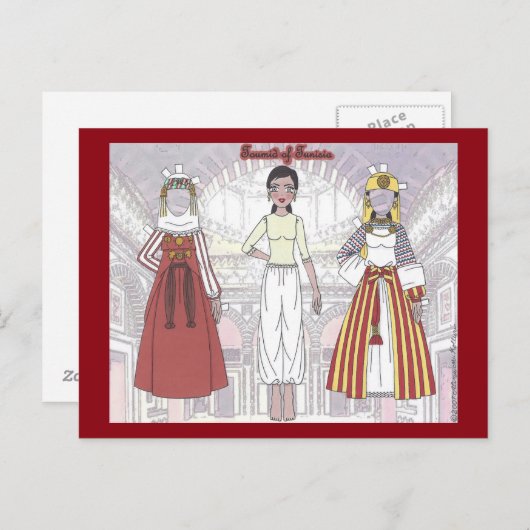 Toumid van het Briefkaart van Tunesische krant Dol (Voorkant / Achterkant)