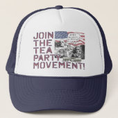 Tount Rushmore Tea Party Gear Trucker Pet (Voorkant)